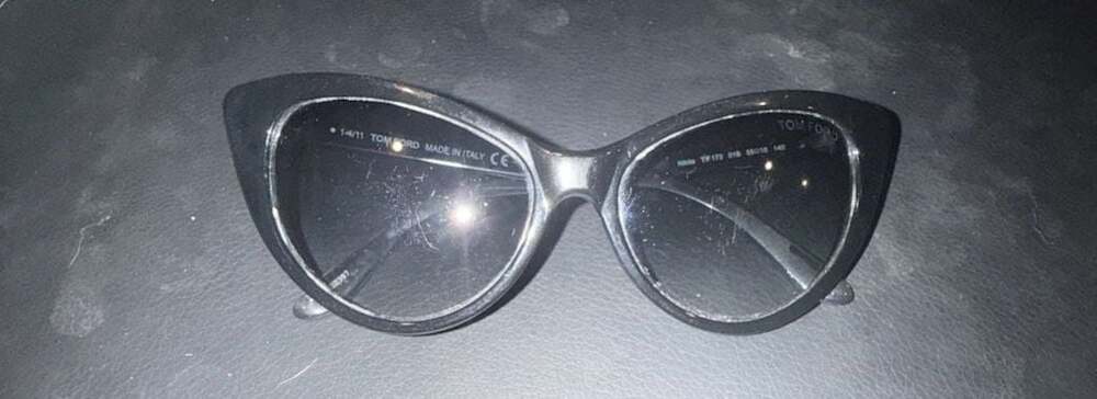 Tom Ford Nikita TF173 01B Cat Eye Sunglasses
